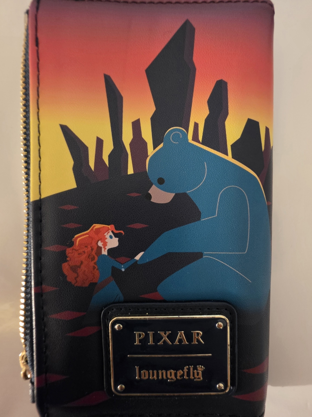 Loungefly Disney Pixar Brave Princess Merida Castle Flap Wallet